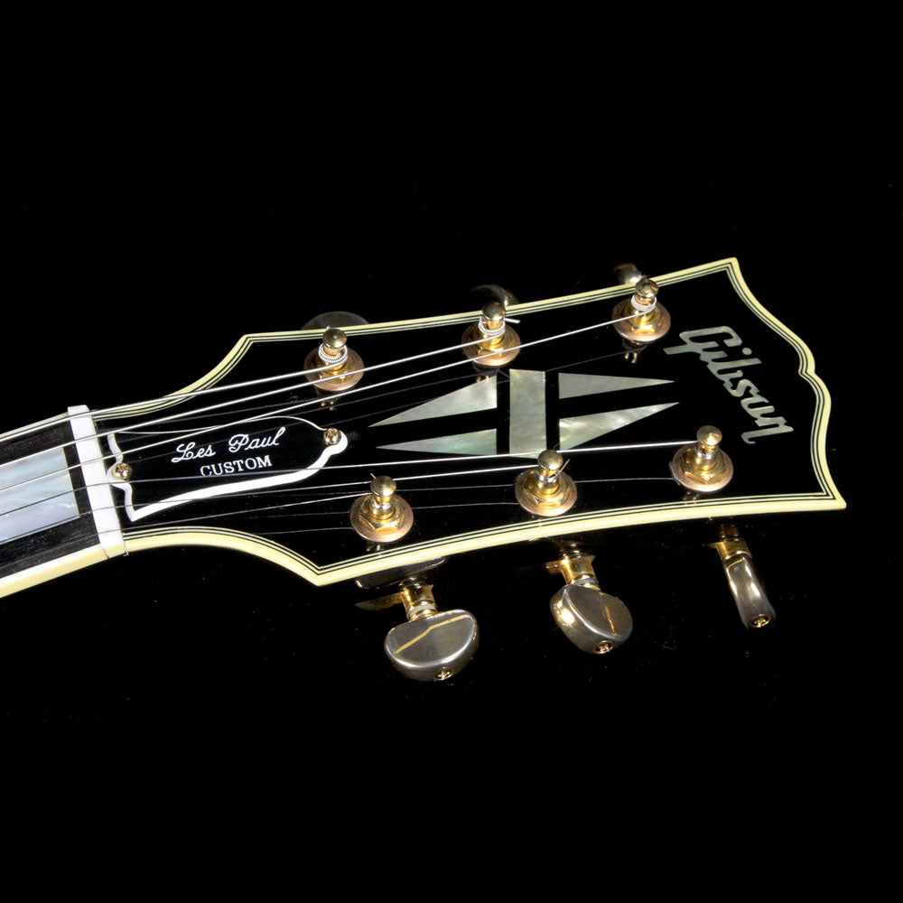 Used 2002 Gibson Custom Shop '57 Les Paul Custom Electric Guitar Ebony — 4