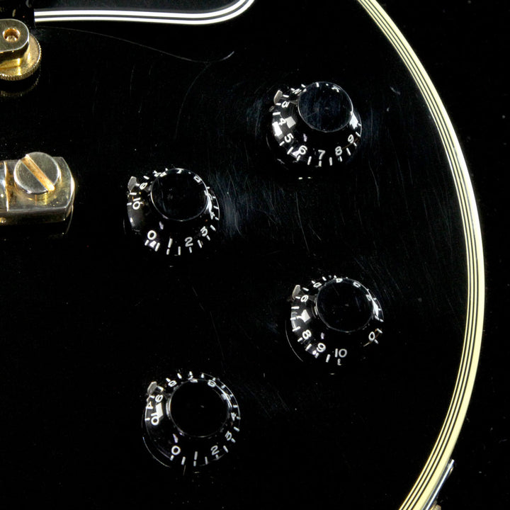 Used 2002 Gibson Custom Shop '57 Les Paul Custom Electric Guitar Ebony