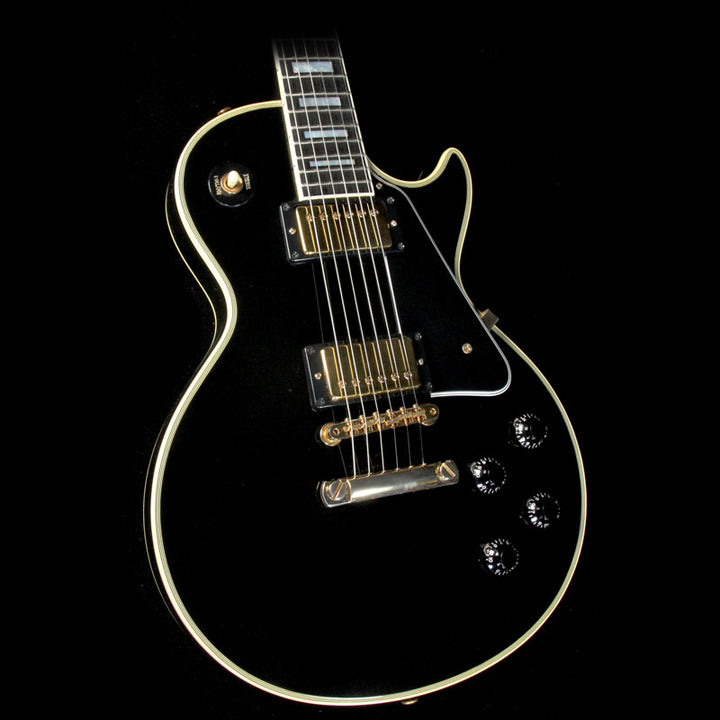 Used 2002 Gibson Custom Shop '57 Les Paul Custom Electric Guitar Ebony