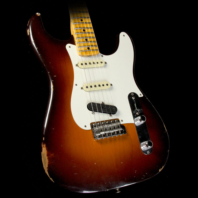 Fender Custom Shop Gene Baker Founders Design Stelecaster Electric Guitar Chocolate 3-Tone Sunburst — 1