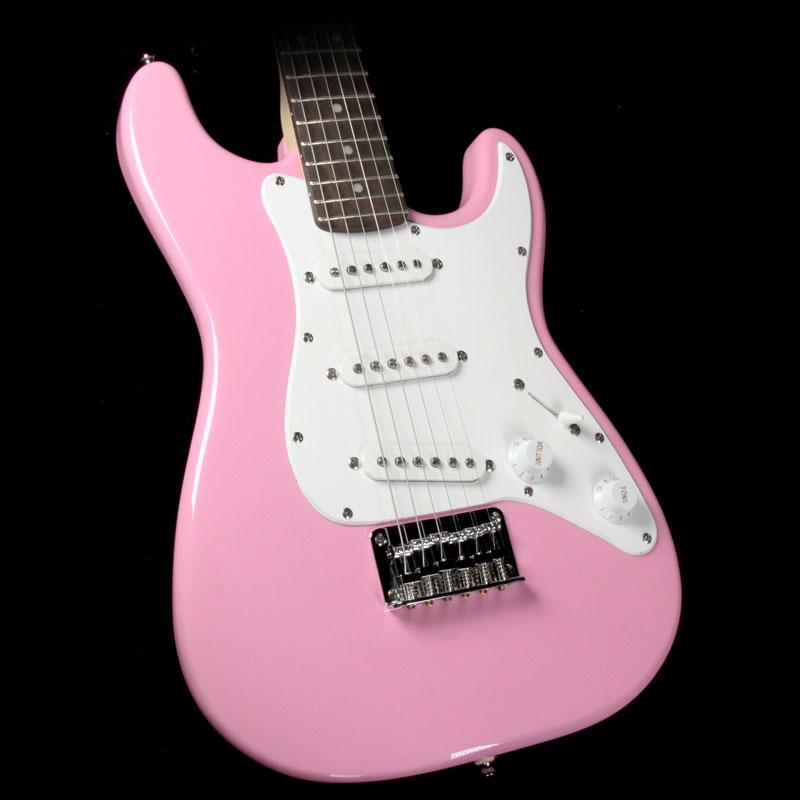 Squier Mini Strat Electric Guitar Pink | The Music Zoo