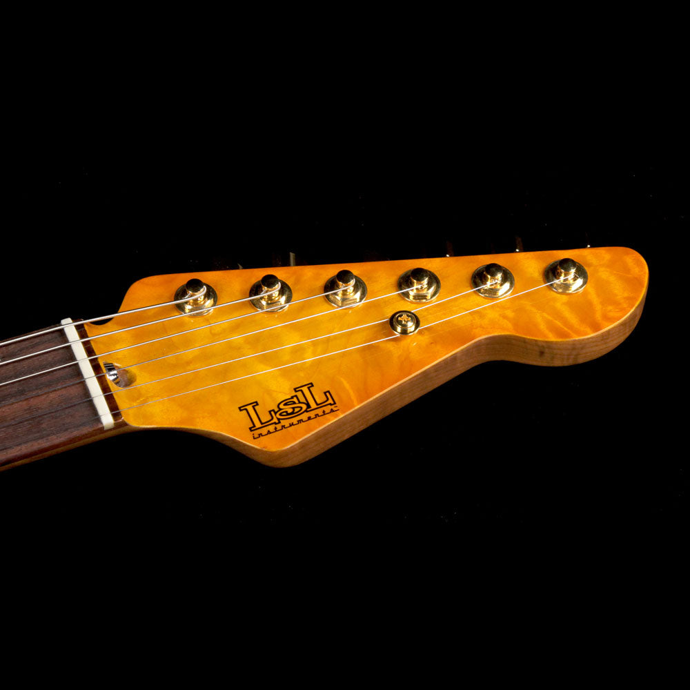 LSL Instruments XT2-DX Electric Guitar Transparent Amber — 4