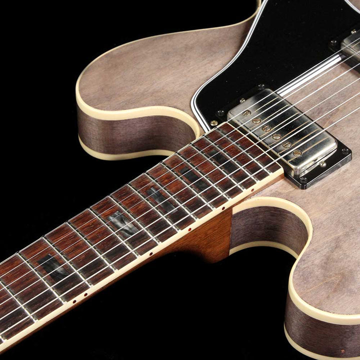 Gibson Memphis Limited Run Heavy-Aged ES-335 Block Electric Guitar Driftwood