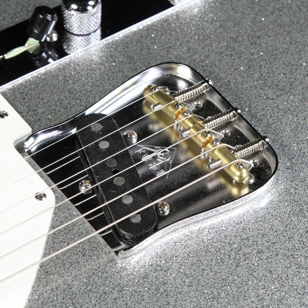 Fender Custom Shop Masterbuilt Yuriy Shishkov Telecaster NOS Electric Guitar Silver Sparkle — 6