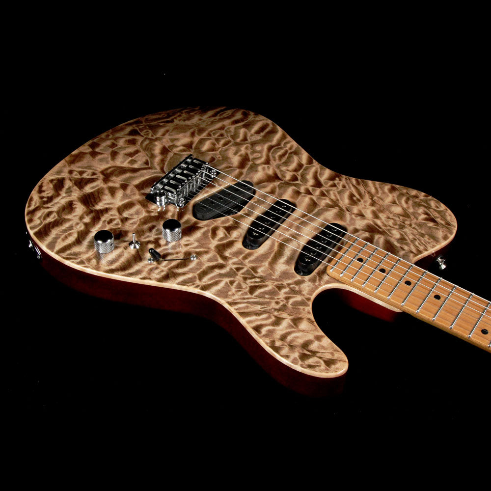 Tom Anderson Top T Special Electric Guitar Natural Mocha with Binding — 6