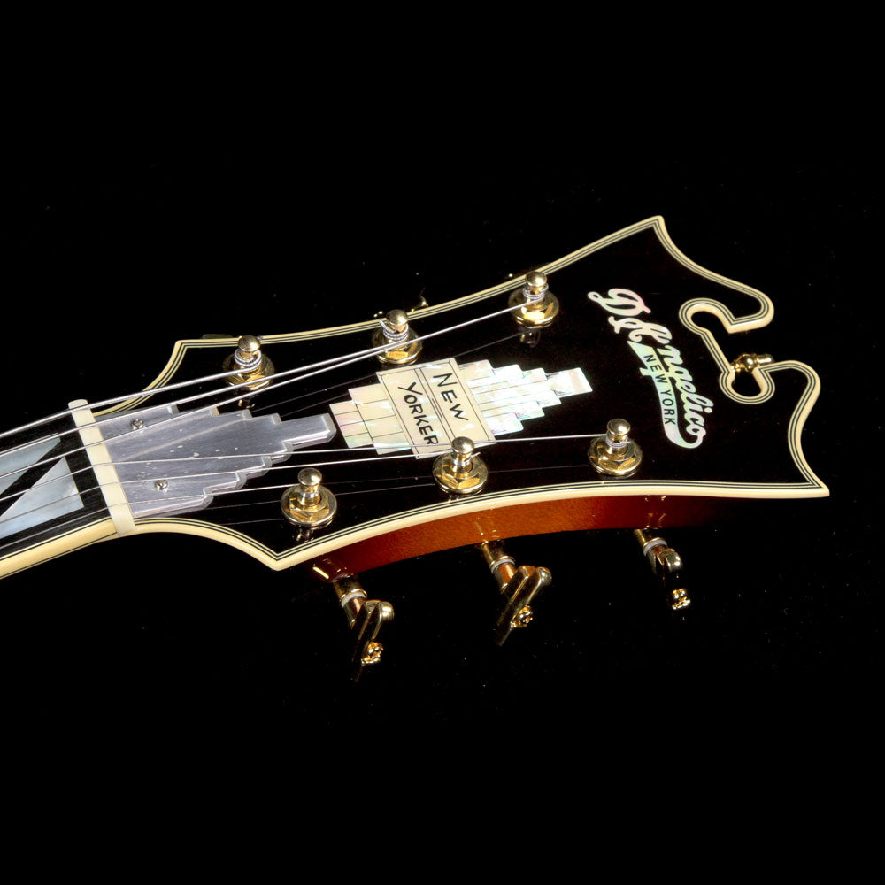 Used 2006 D'Angelico MIJ New Yorker 17M Electric Guitar Sunburst — 4
