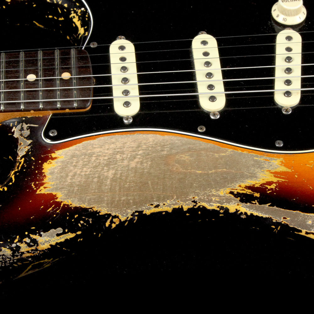 Used 2017 Fender Custom Shop Masterbuilt Dale Wilson 1963 Stratocaster Relic Electric Guitar 3-Tone Sunburst — 6