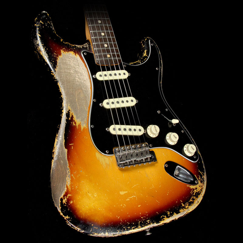 Used 2017 Fender Custom Shop Masterbuilt Dale Wilson 1963 Stratocaster Relic Electric Guitar 3-Tone Sunburst — 1