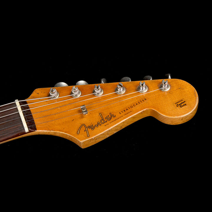 Used 2017 Fender Custom Shop Masterbuilt Dale Wilson 1961 Stratocaster Relic Electric Guitar Fiesta Red