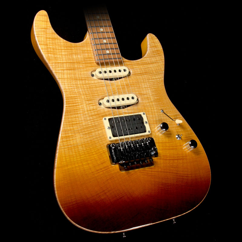 Used 2017 Tom Anderson Drop Top Electric Guitar Tobacco Surf — 1