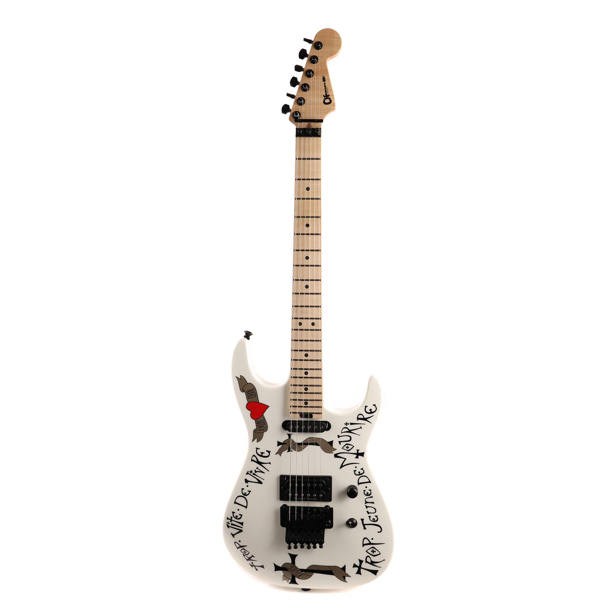 Charvel Warren DeMartini USA Signature Frenchie White — 2