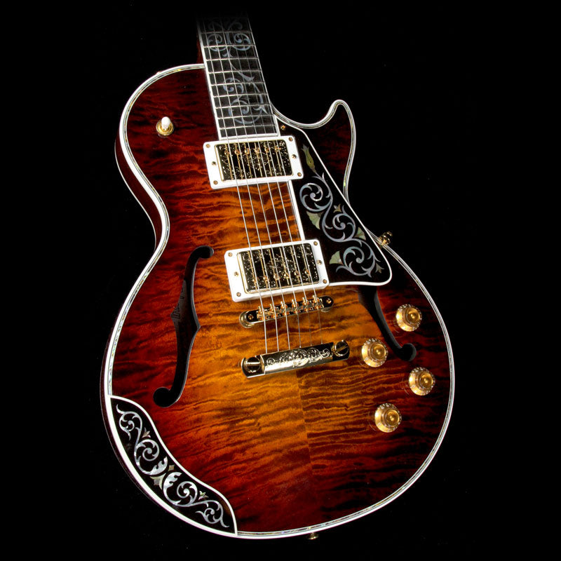 Gibson Custom Shop Bella Voce Les Paul 5A Quilt Top Electric Guitar Vanessa Brown — 1