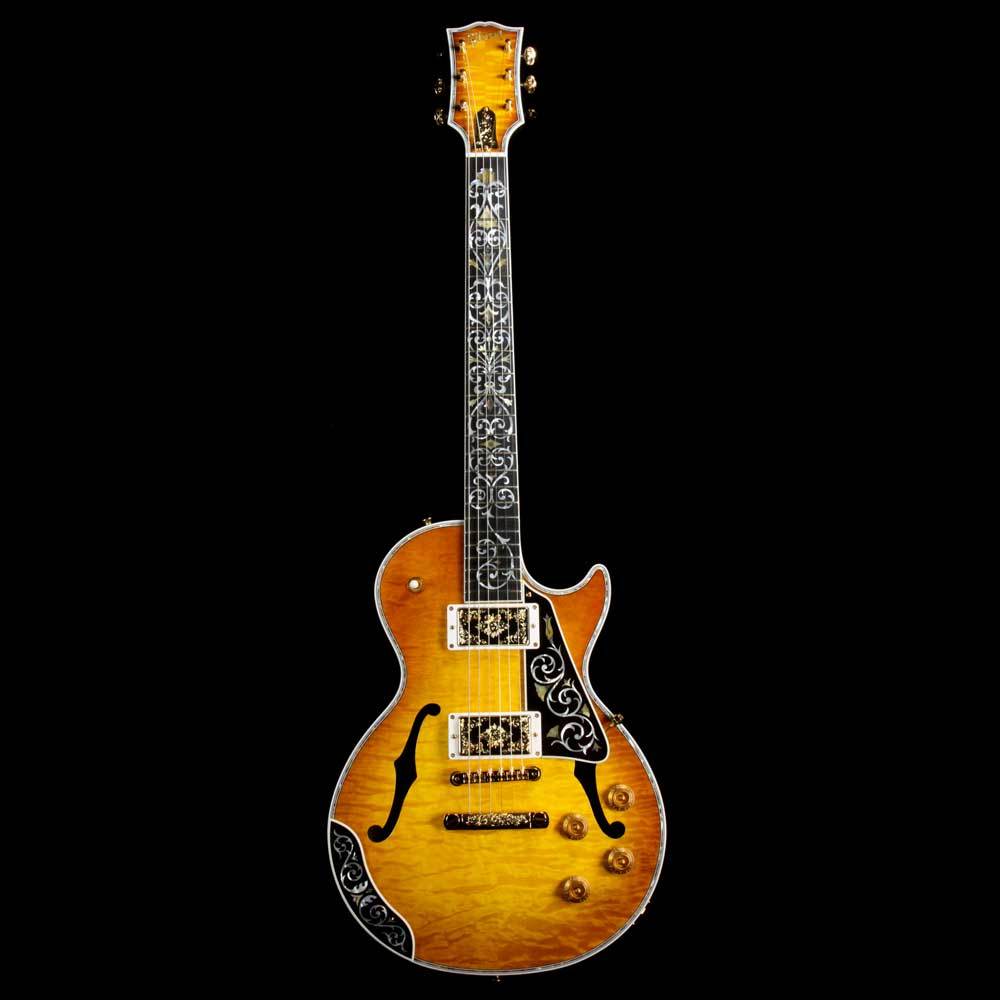 Gibson Custom Shop Bella Voce Les Paul 5A Quilt Top Honey Burst — 2