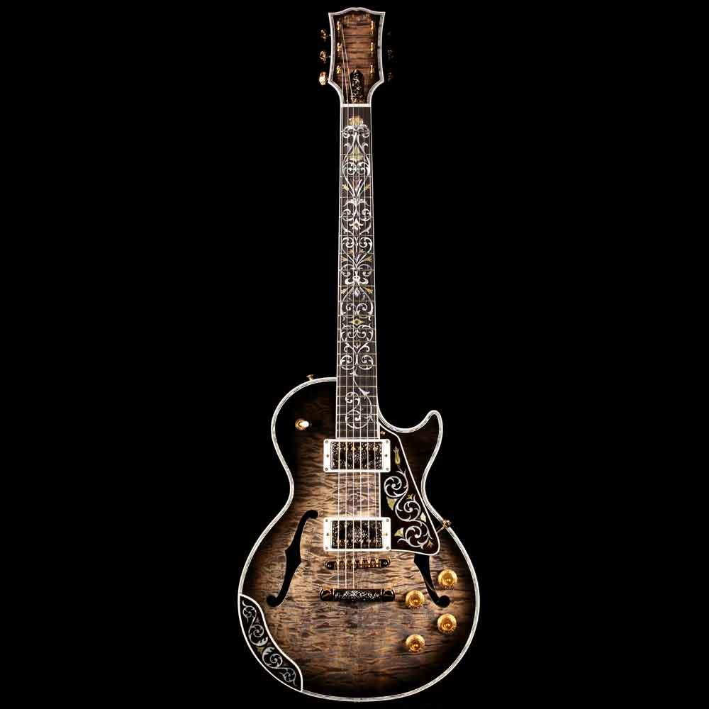 Gibson Custom Shop Bella Voce Les Paul 5A Quilt Top Cobra — 2