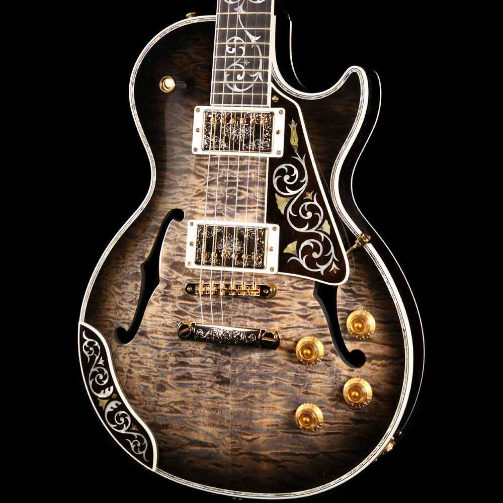 Gibson Custom Shop Bella Voce Les Paul 5A Quilt Top Cobra — 7