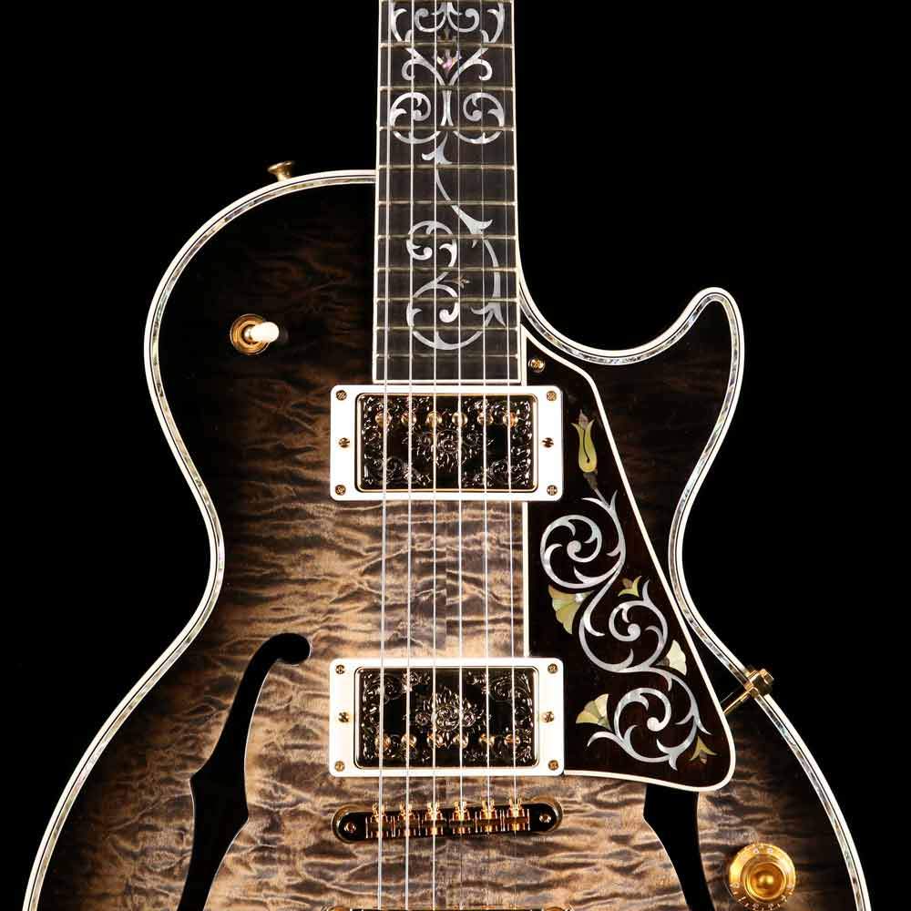 Gibson Custom Shop Bella Voce Les Paul 5A Quilt Top Cobra — 8