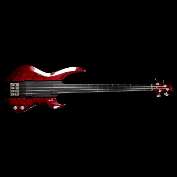 Eye's Bass EBG-2 Big Mama Aluminum Body Electric Bass Transparent Red