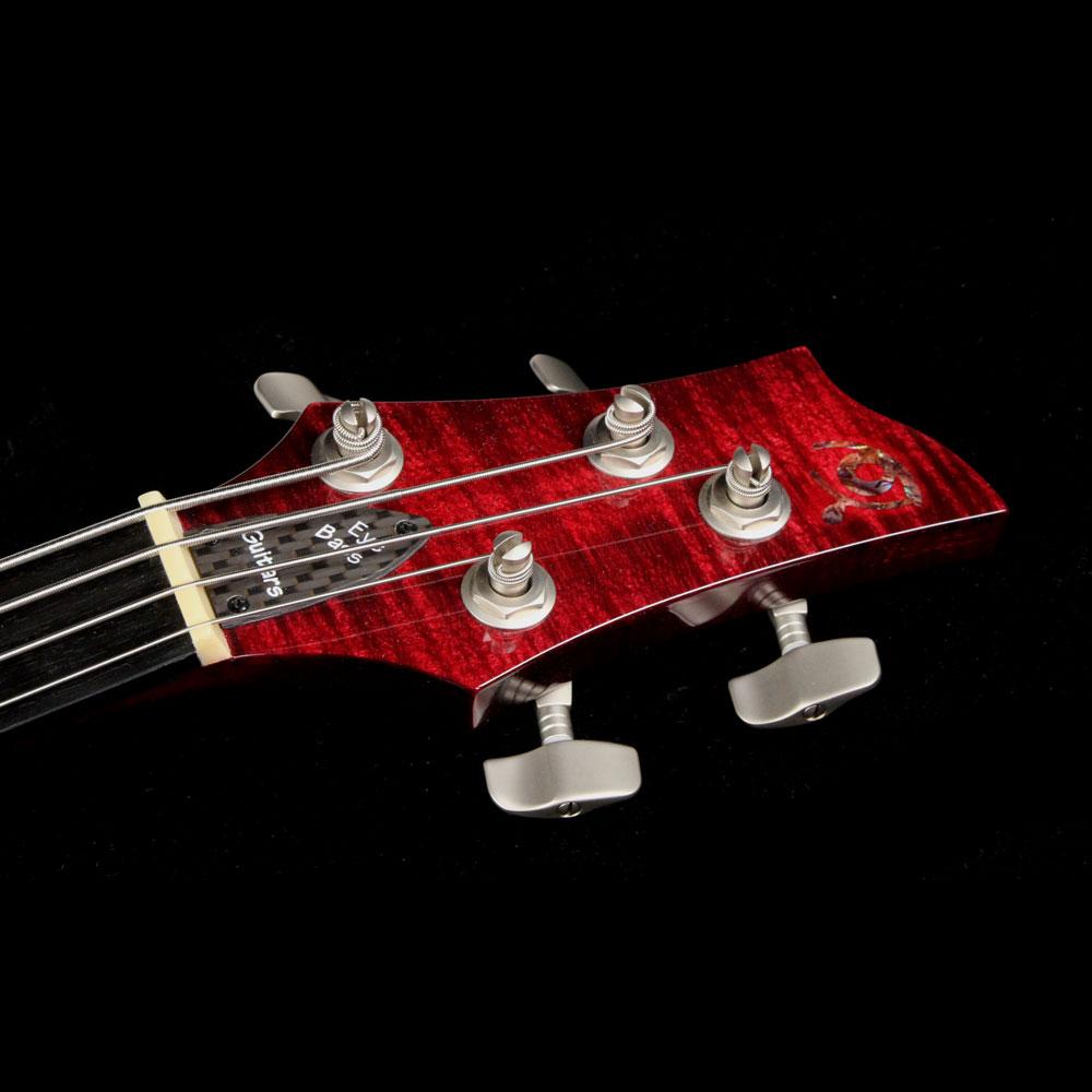 Eye's Bass EBG-2 Big Mama Aluminum Body Electric Bass Transparent Red — 4
