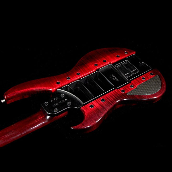 Eye's Bass EBG-2 Big Mama Aluminum Body Electric Bass Transparent Red