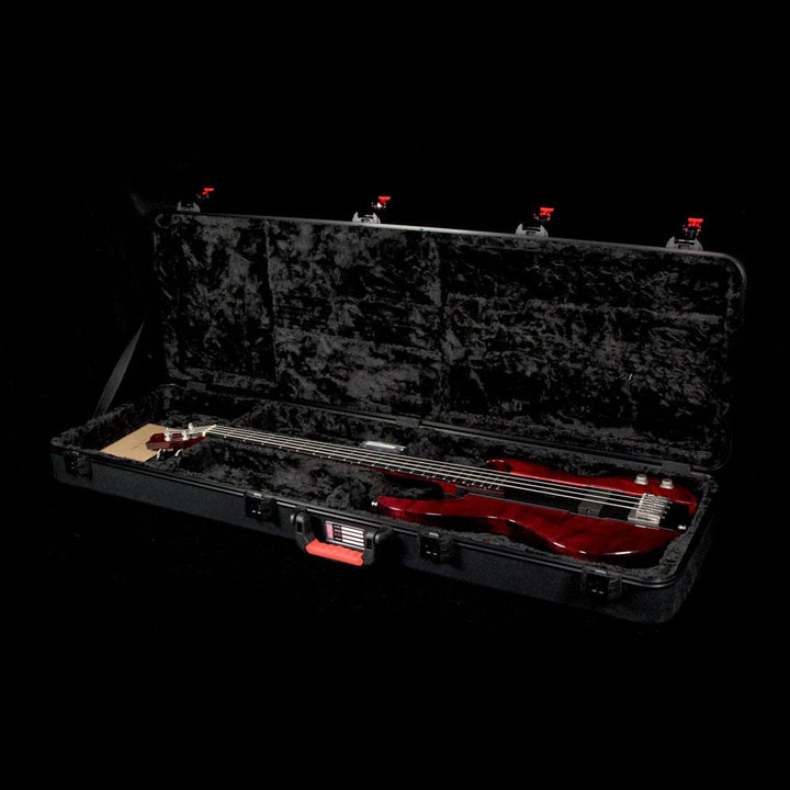 Eye's Bass EBG-2 Big Mama Aluminum Body Electric Bass Transparent Red