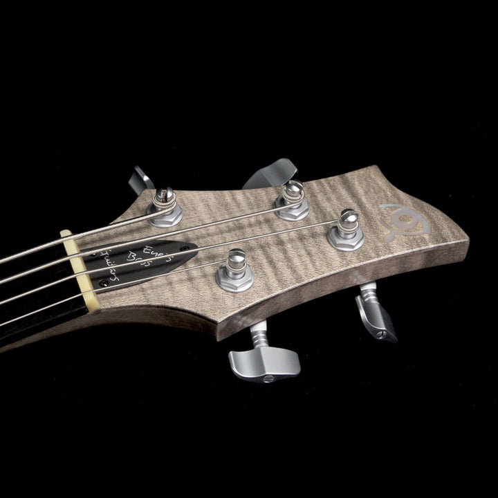 Eye's Bass EBG-3 Mercury 4 Aluminum Body Electric Bass Transparent Ebony