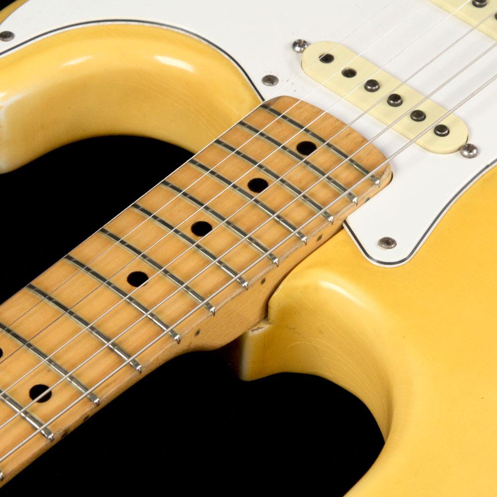 Used 1974 Fender Billy Corgan Owned Stratocaster Electric Guitar Yellow — 6