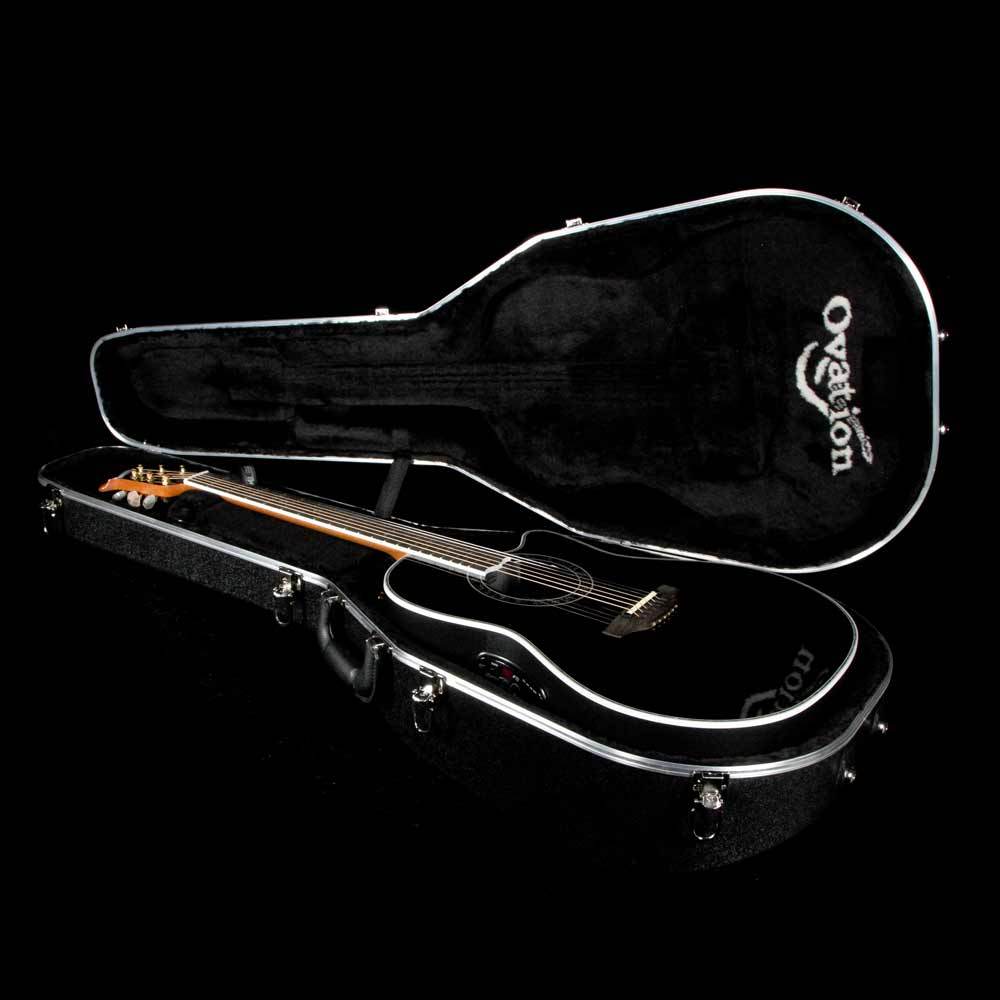 Ovation Custom Legend Deep Contour Acoustic-Electric Black — 8