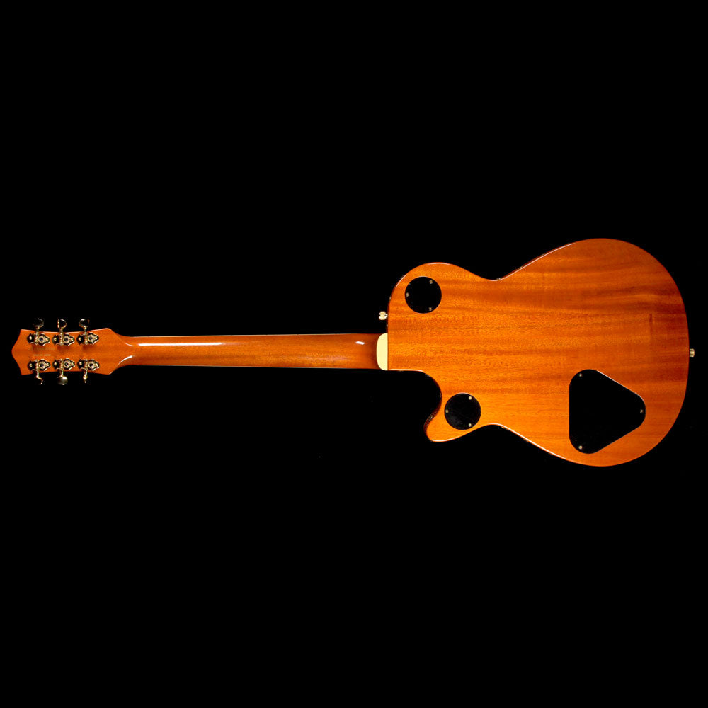Used Gretsch G6121-1955 Chet Atkins Electric Guitar Tangerine with Leather Trim — 3