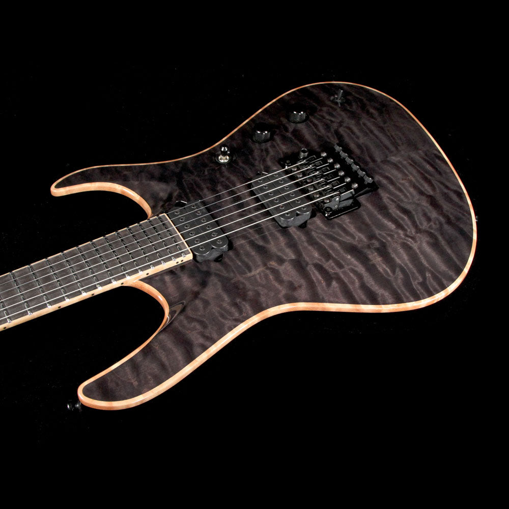 Used Jackson USA Signature Chris Broderick Soloist 6 Electric Guitar Transparent Black — 5