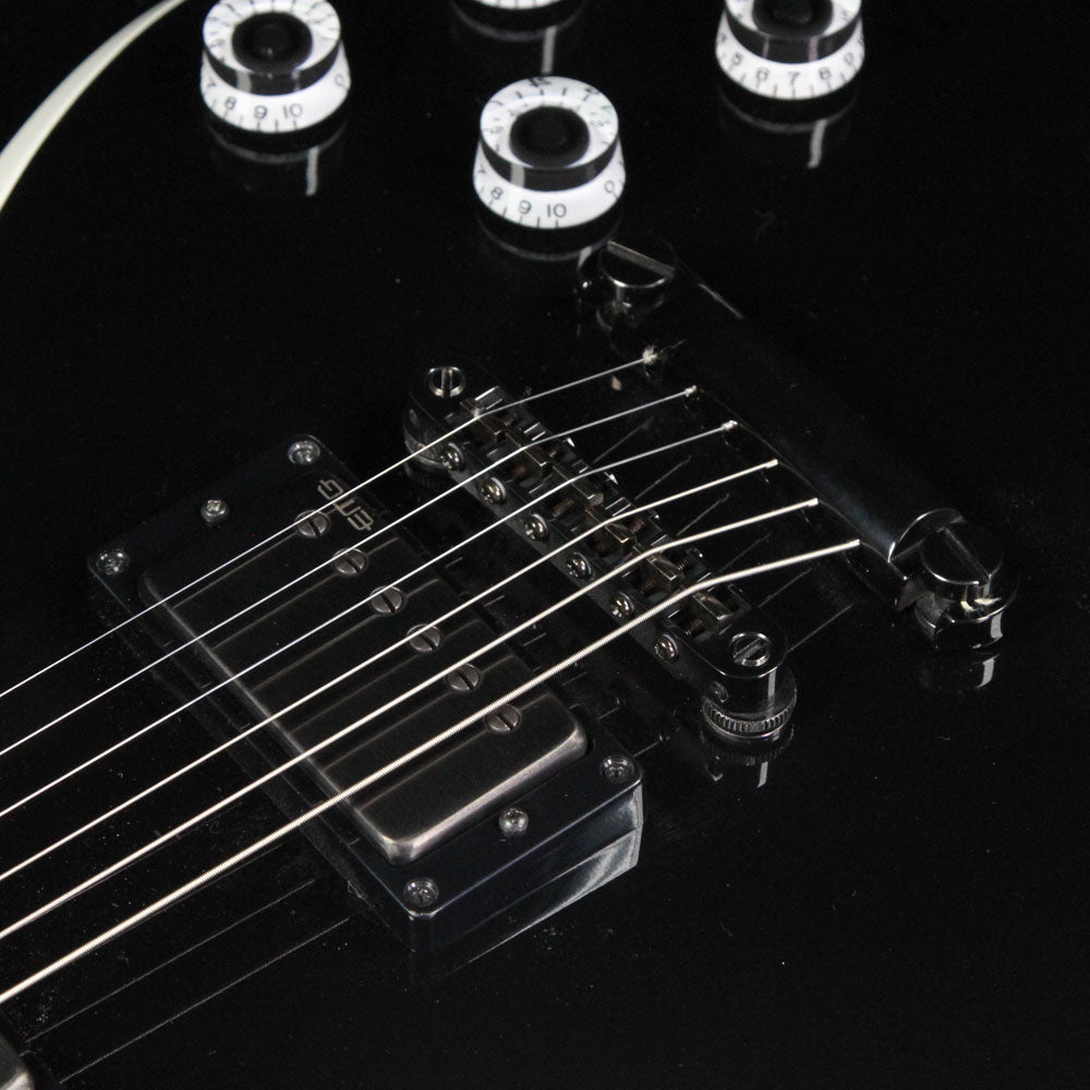 Used Jackson USA Signature Marty Friedman MF-1 Electric Guitar Black with White Bevel — 5