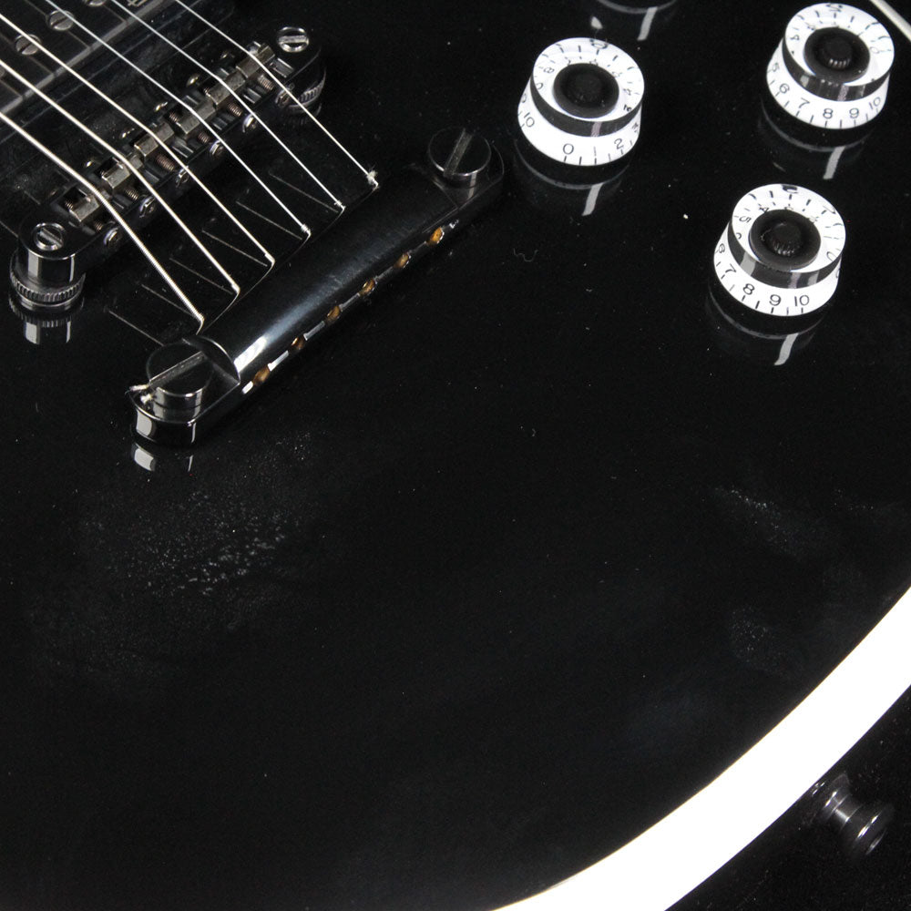 Used Jackson USA Signature Marty Friedman MF-1 Electric Guitar Black with White Bevel — 6