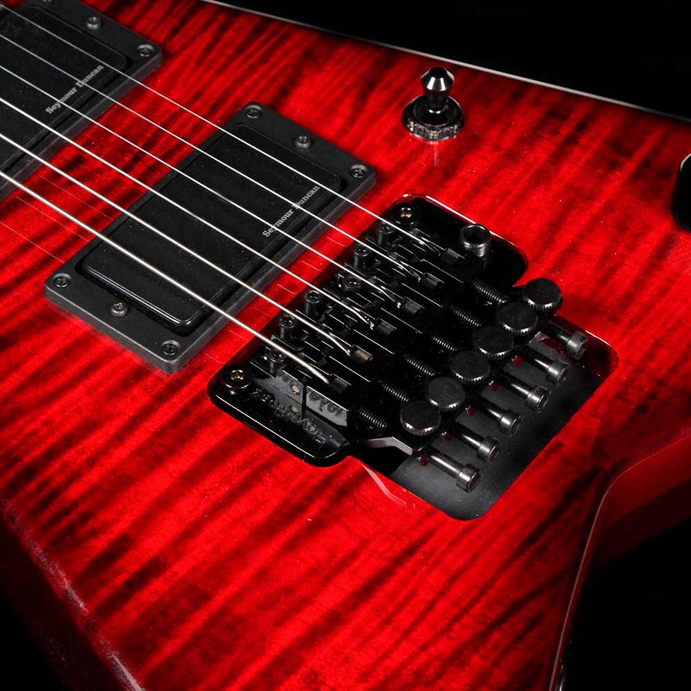 Used Jackson USA Signature Corey Beaulieu King V KV6 Electric Guitar Transparent Red Burst — 4
