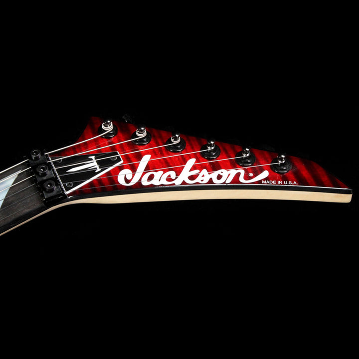 Used Jackson USA Signature Corey Beaulieu King V KV6 Electric Guitar Transparent Red Burst