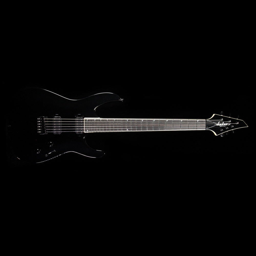Used Jackson Custom Shop SLAT 6 HT Electric Guitar Black — 2