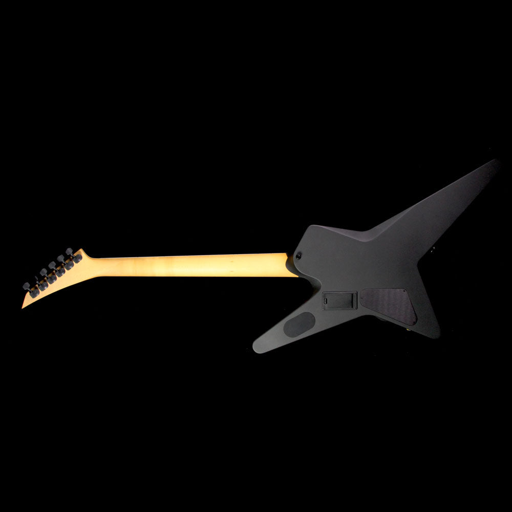 Used Jackson USA Signature Gus G. Star Electric Guitar Satin Black with White Pinstripes — 3