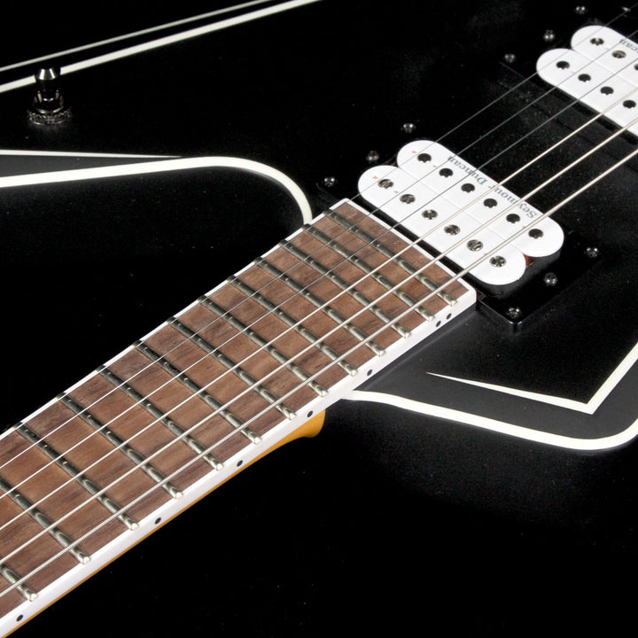 Used Jackson USA Signature Gus G. Star Electric Guitar Satin Black with White Pinstripes