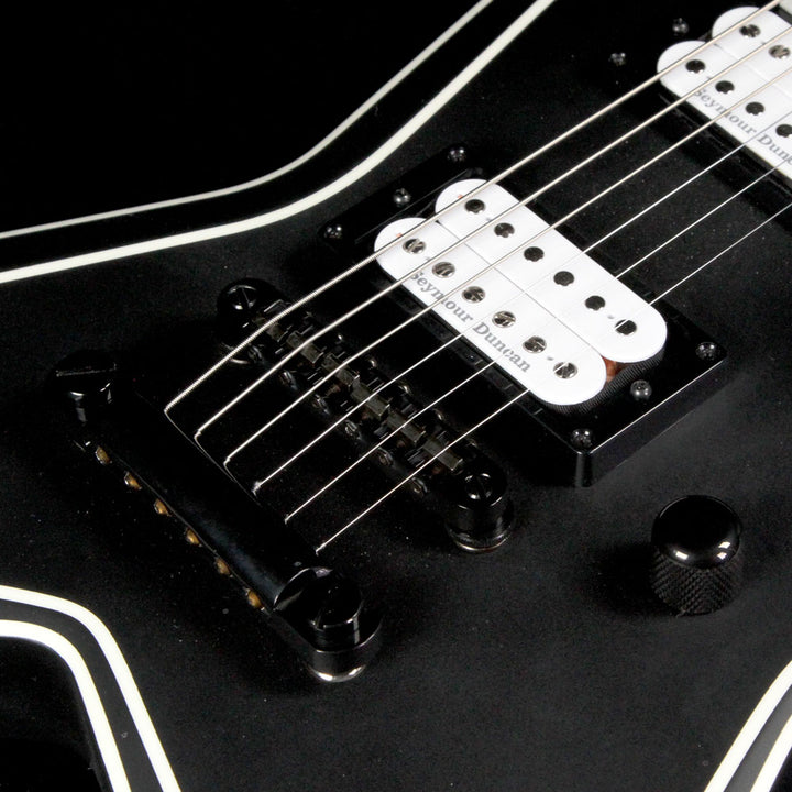 Used Jackson USA Signature Gus G. Star Electric Guitar Satin Black with White Pinstripes