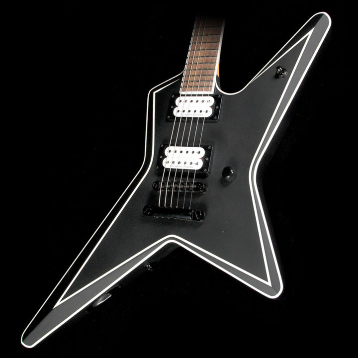 Used Jackson USA Signature Gus G. Star Electric Guitar Satin Black with White Pinstripes
