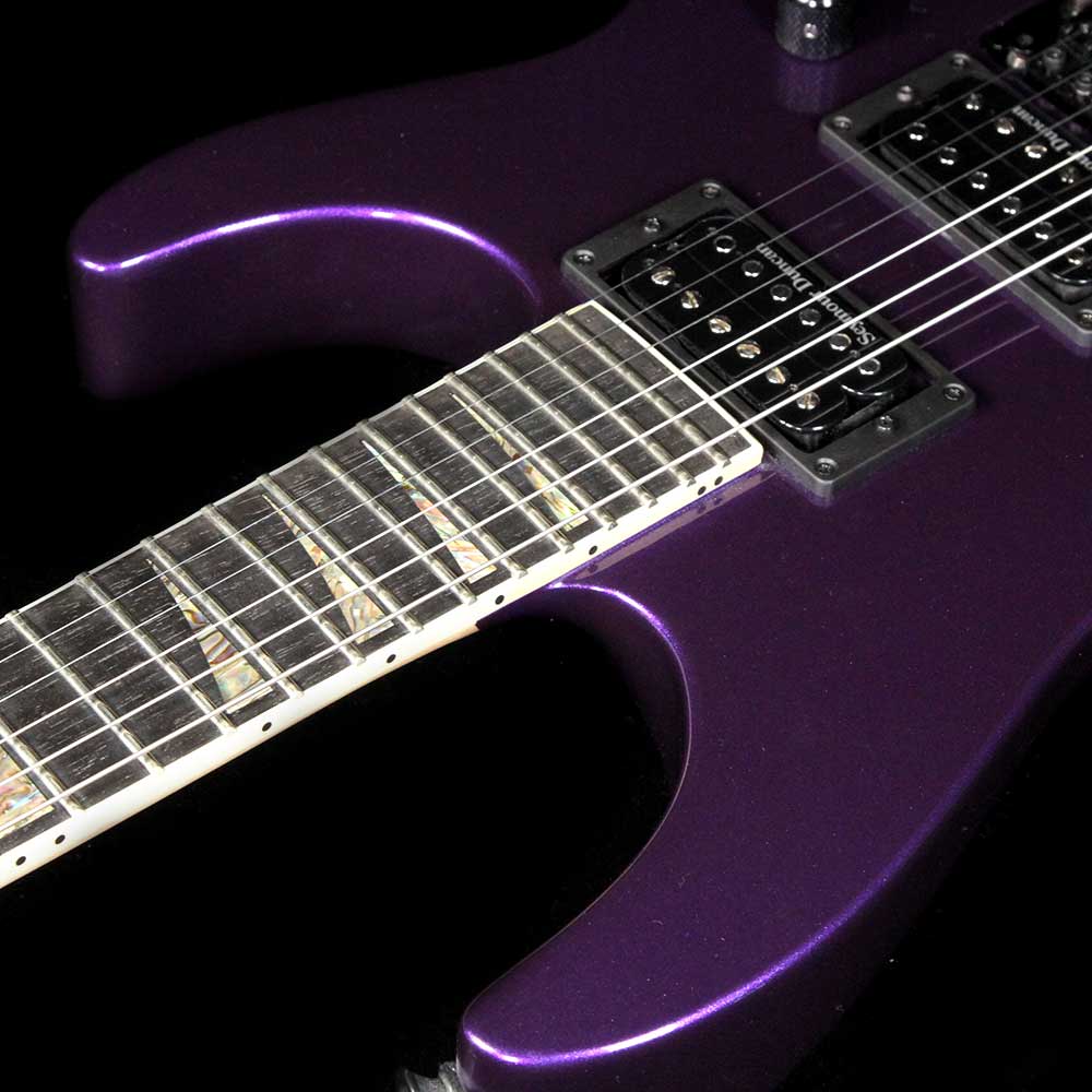 Used Jackson Custom Shop SL2H Soloist Electric Guitar Purple Metallic — 5