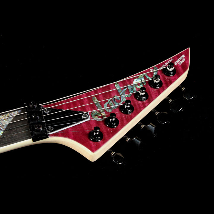 Used 2016 Jackson Custom Shop Soloist SL2H FMT Electric Guitar Transparent Purple