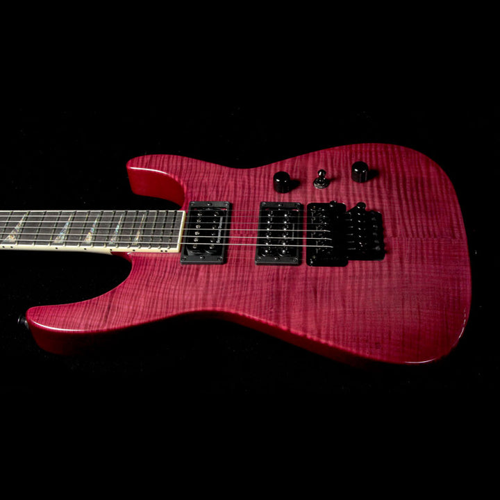 Used 2016 Jackson Custom Shop Soloist SL2H FMT Electric Guitar Transparent Purple