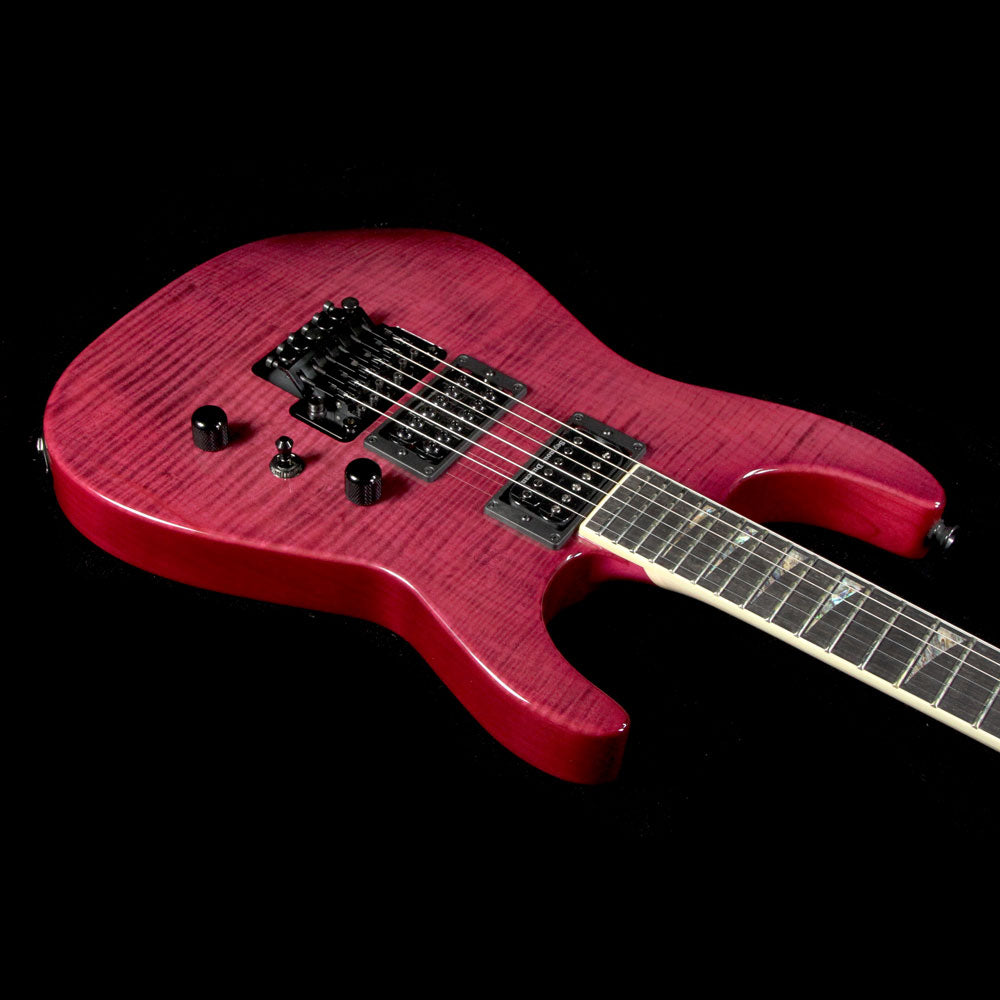 Used 2016 Jackson Custom Shop Soloist SL2H FMT Electric Guitar Transparent Purple — 6