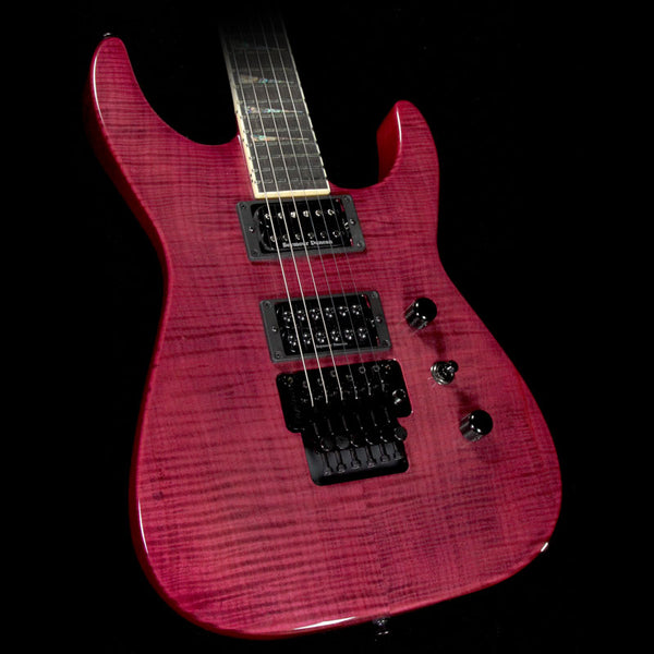 Used 2016 Jackson Custom Shop Soloist SL2H FMT Electric Guitar Transparent Purple