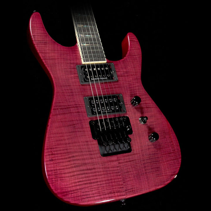 Used 2016 Jackson Custom Shop Soloist SL2H FMT Electric Guitar Transparent Purple