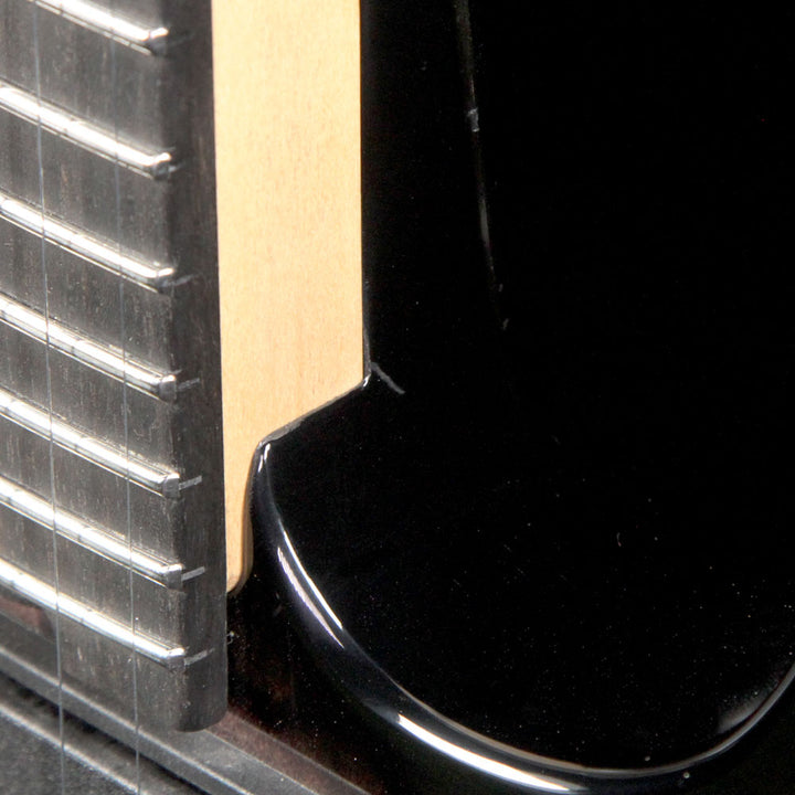 Used 2017 Jackson Custom Shop Dinky QMT Electric Guitar Transparent Black