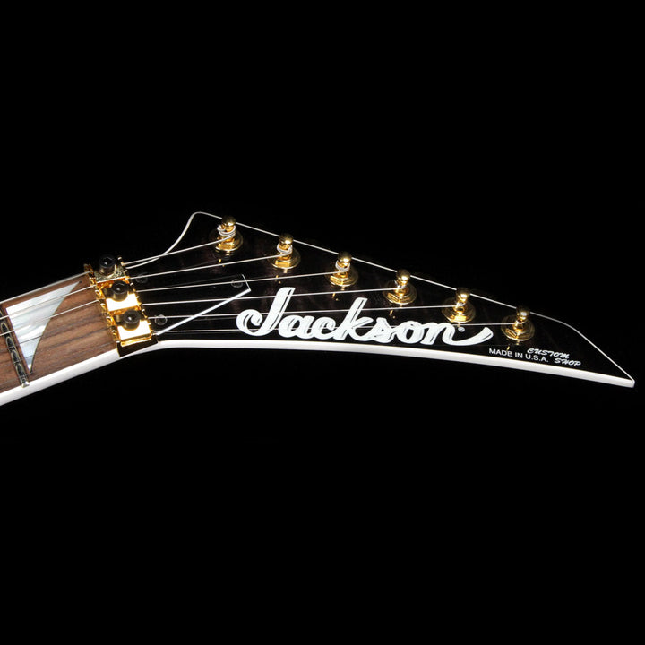 Used 2016 Jackson Custom Shop KE2 Kelly Electric Guitar Flat Top Transparent Black