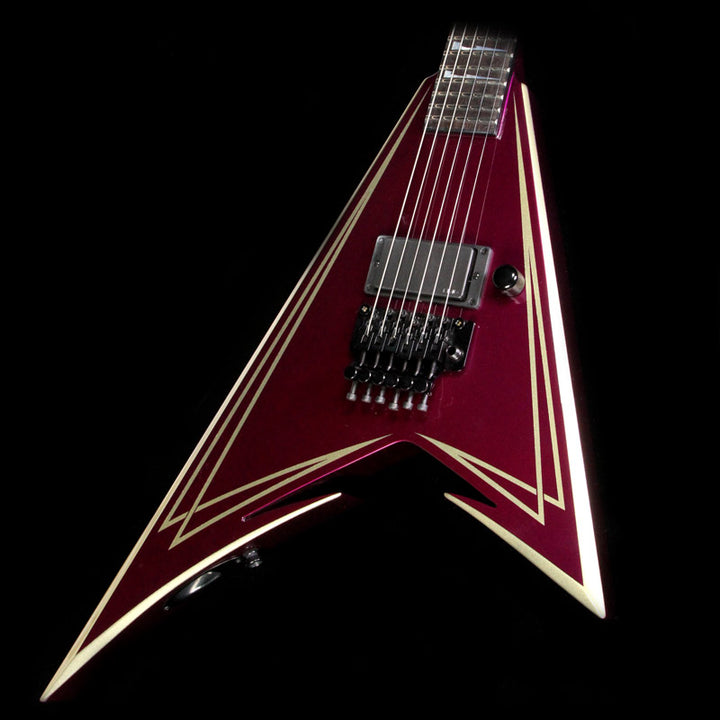 Used 2008 Jackson Custom Shop Pablo Santana Built Randy Rhoads Extreme Electric Guitar Extreme Purple with Gold Bevels