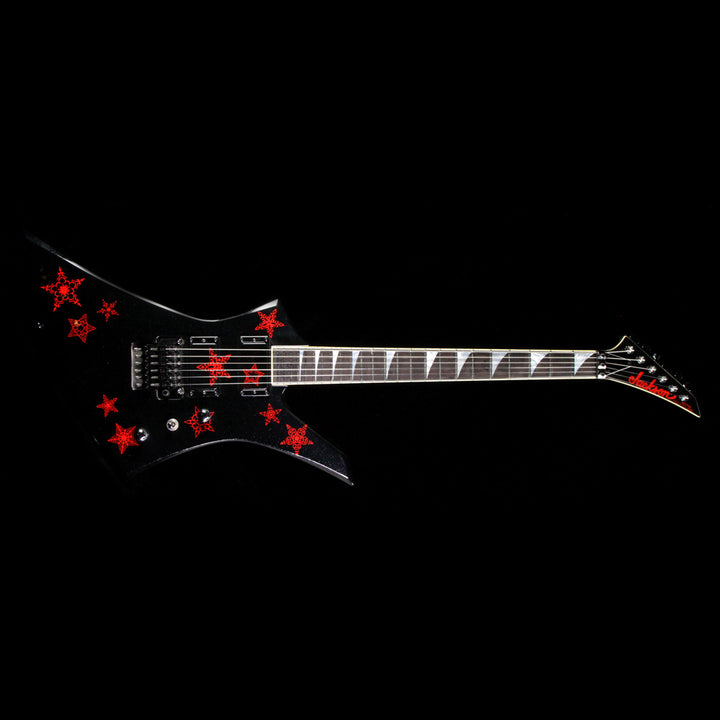 Used 2008 Jackson Custom Shop Kelly Electric Guitar Red Stars Graphics by Daneen Bronson