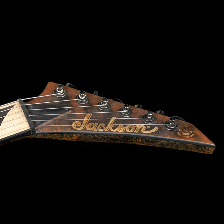 Used Jackson Custom Shop Kelly Electric Guitar Tetanus Artwork by Brian Bock