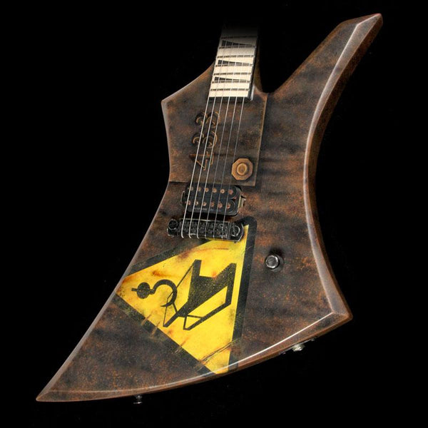 Used Jackson Custom Shop Kelly Electric Guitar Tetanus Artwork by Brian Bock